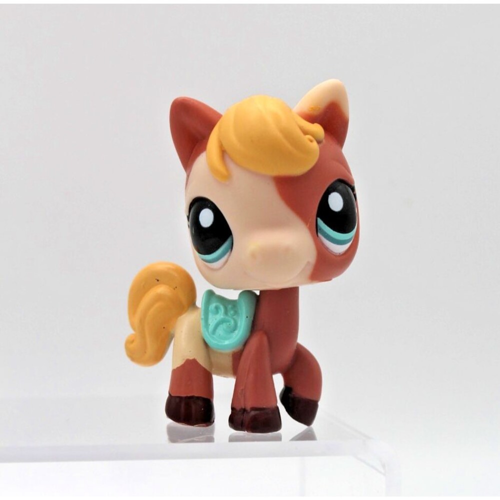 Littlest Pet Shop LPS #1629 Horse My Collector Diary Accessories Authentic
